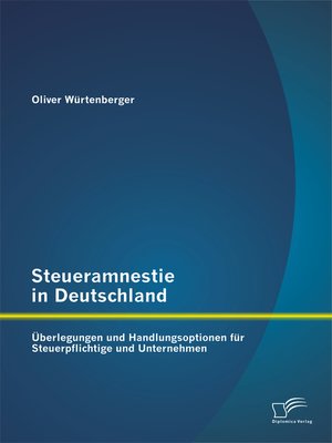 cover image of Steueramnestie in Deutschland